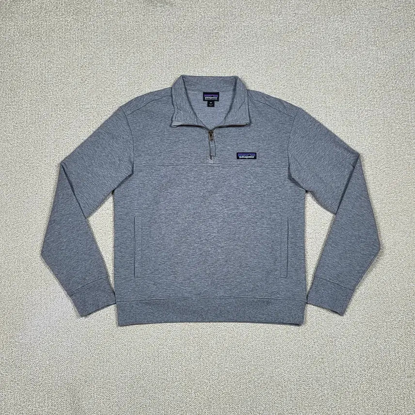 [BUNJANG] Patagonia P-6 Label Organic Cotton Quarter Zip Sweatshirt / [파타고니아] P-6 라벨 오가닉 코튼 쿼터집 맨투맨 | A00410