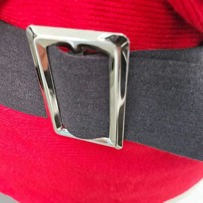 [BUNJANG] Red Leather Vintage Belt / 벨트 여 free J6162