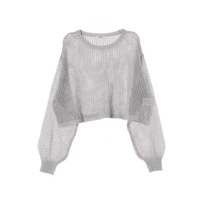 [BUNJANG] Japanese Acrylic Layered Mesh Knit (Women&