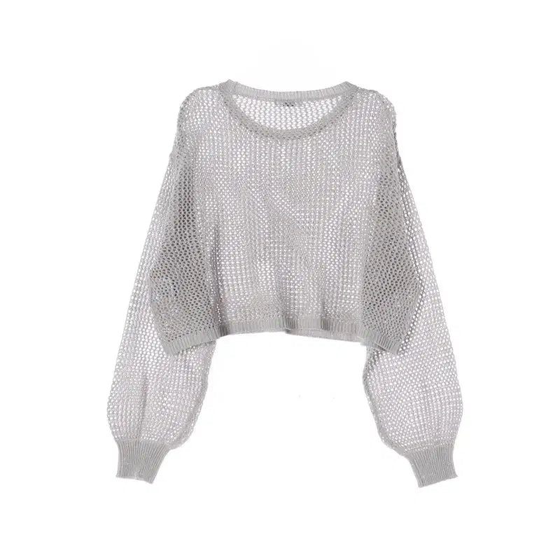 [BUNJANG] Japanese Acrylic Layered Mesh Knit (Women&