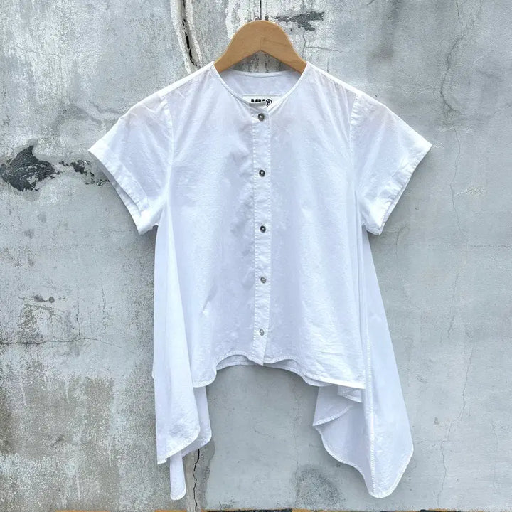 [BUNJANG] MM6 Maison Margiela Short Sleeve Shirt Blouse / MM6 메종 마르지엘라 반팔 셔츠 블라우스