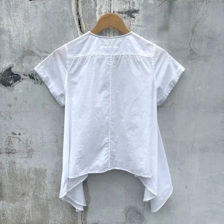 [BUNJANG] MM6 Maison Margiela Short Sleeve Shirt Blouse / MM6 메종 마르지엘라 반팔 셔츠 블라우스