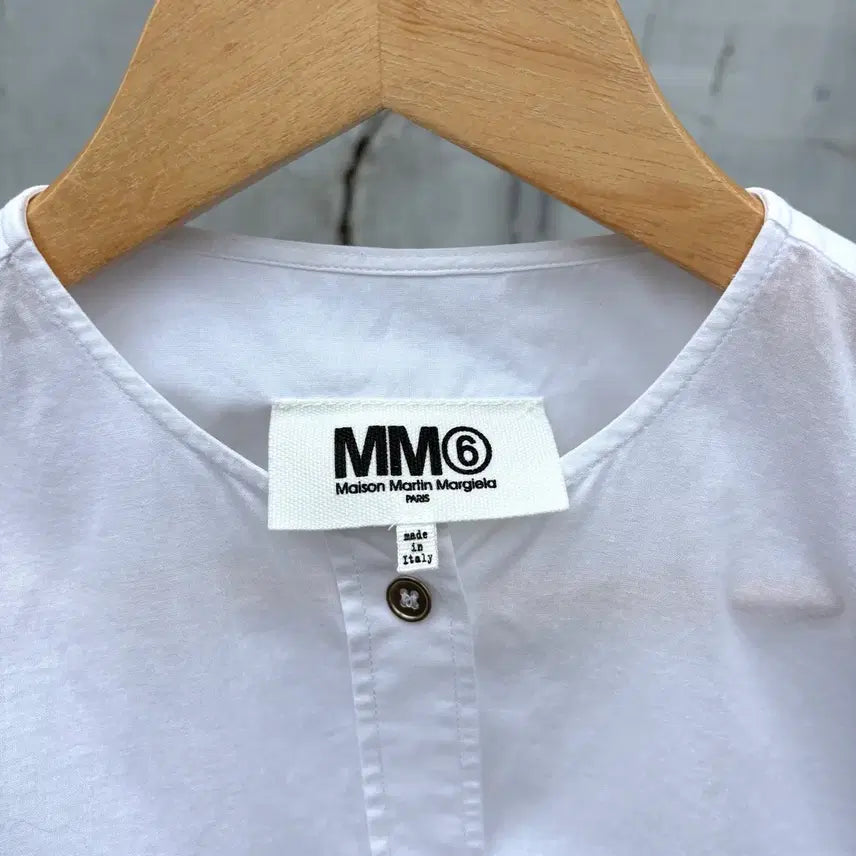 [BUNJANG] MM6 Maison Margiela Short Sleeve Shirt Blouse / MM6 메종 마르지엘라 반팔 셔츠 블라우스