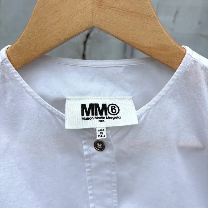 [BUNJANG] MM6 Maison Margiela Short Sleeve Shirt Blouse / MM6 메종 마르지엘라 반팔 셔츠 블라우스