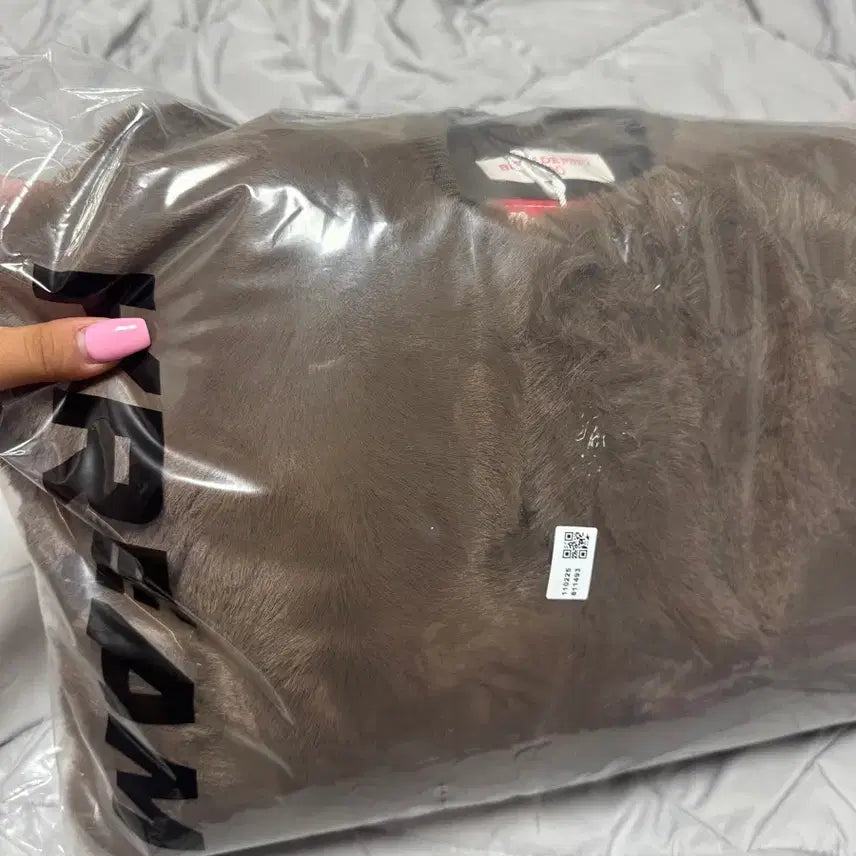 [BUNJANG] Monchhichi x Bebepino Fur Overalls Brown Size 100 / 몬치치 베베드피노 퍼 오버롤 100