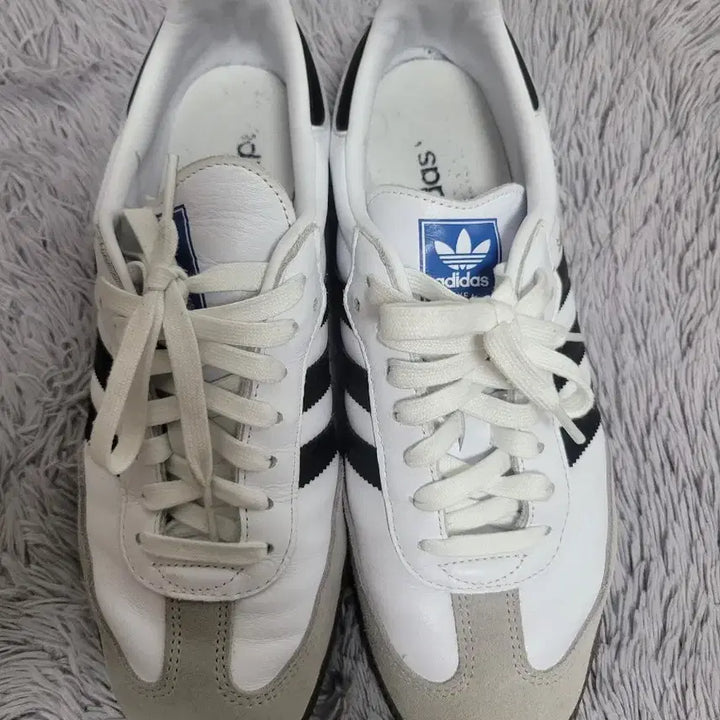 [BUNJANG] Adidas Samba White/Black Sneakers / 아디다스 삼바 흰검 스니커즈 275