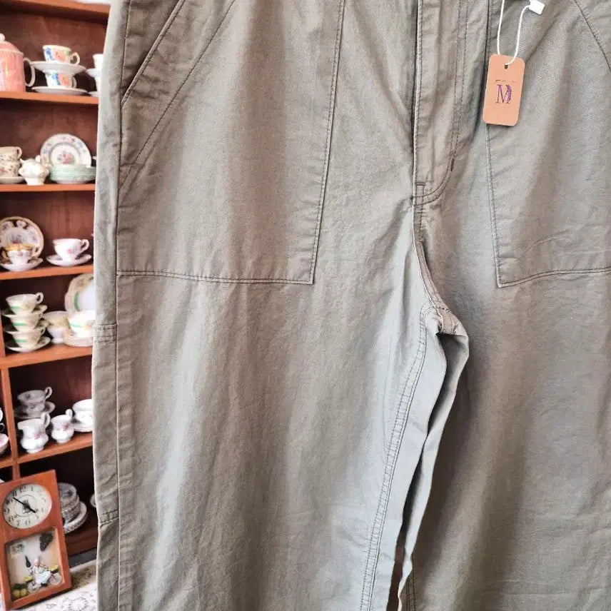 [BUNJANG] Khaki Cargo Pants / 카키색 카고 팬츠