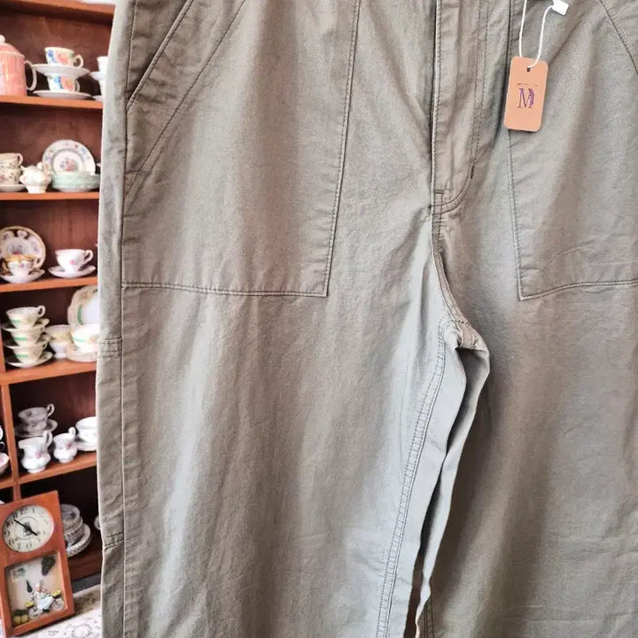 [BUNJANG] Khaki Cargo Pants / 카키색 카고 팬츠