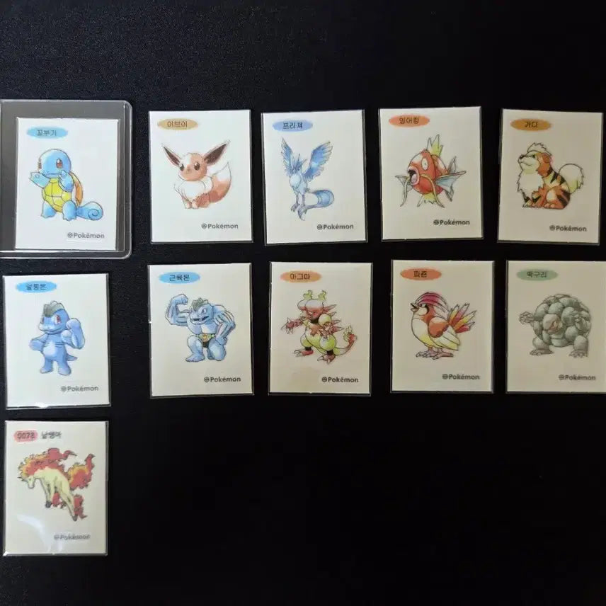[SOLD OUT] 포켓몬 띠부씰 11장