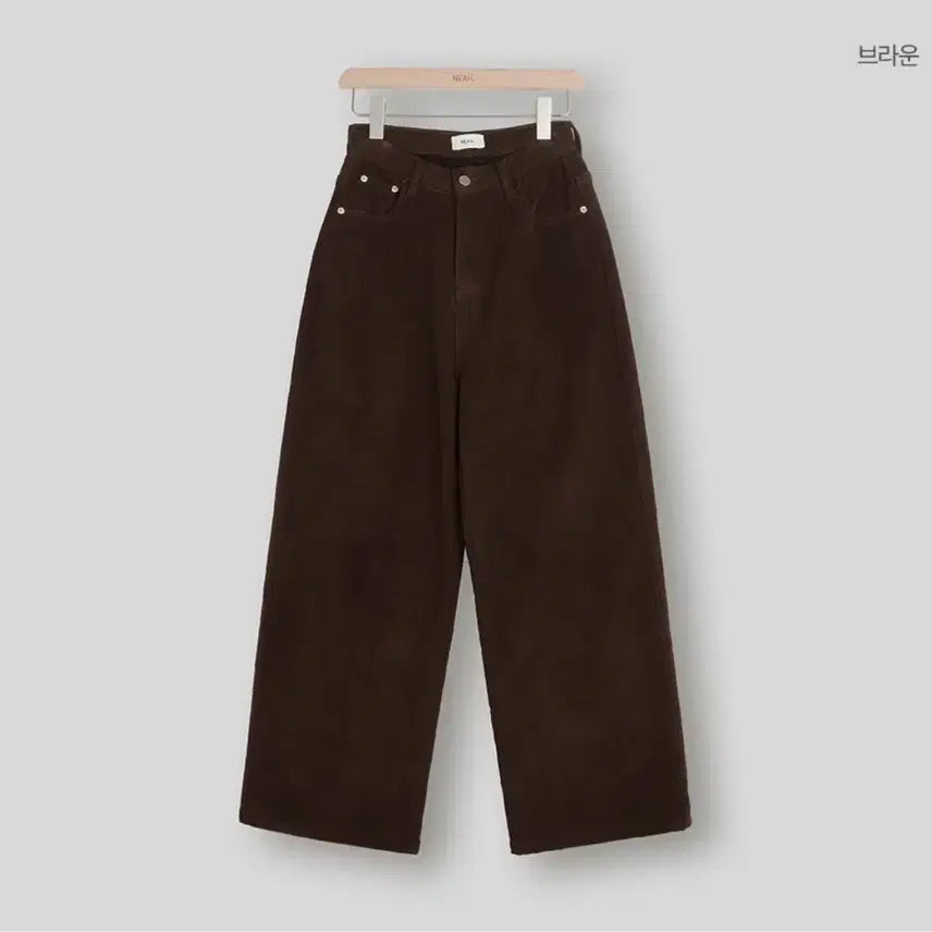 [SOLD OUT] 새상품)98도씨 니아 릿지 본딩기모 코듀로이 골지 와이드팬츠/자체제작