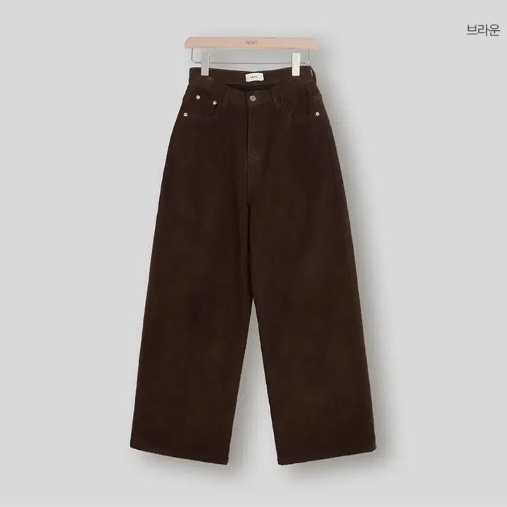 [SOLD OUT] 새상품)98도씨 니아 릿지 본딩기모 코듀로이 골지 와이드팬츠/자체제작