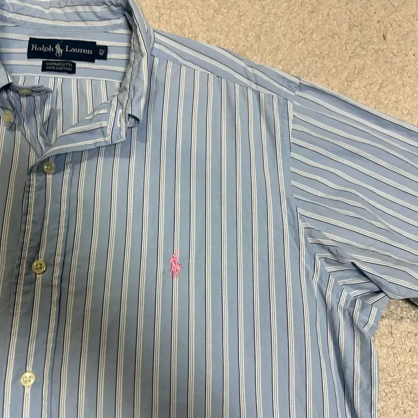 [SOLD OUT] 폴로 랄프로렌 스트라이프 반팔 셔츠 42