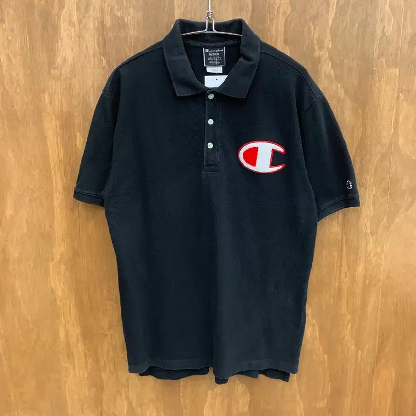 [SOLD OUT] Champion 챔피온 빅로고 반팔카라티