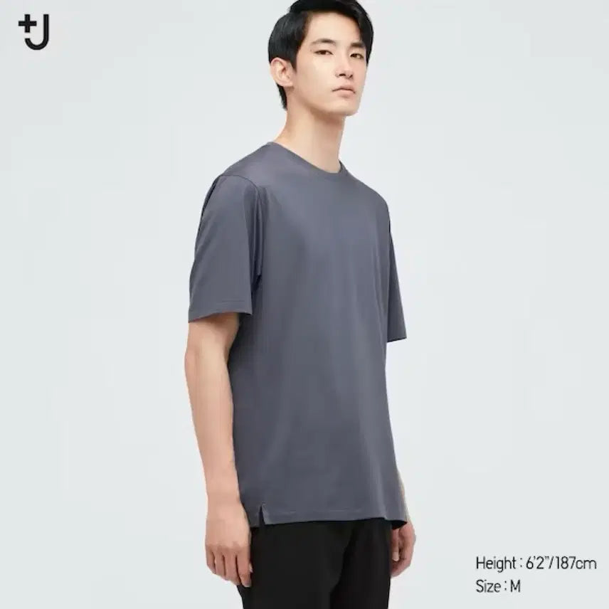 [SOLD OUT] 유니클로 X 질샌더 코튼 크루넥 티셔츠 그레이 M사이즈 새제품
