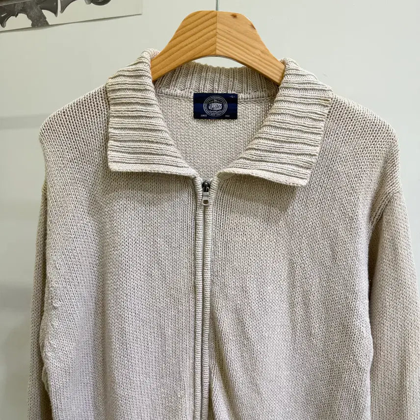 [SOLD OUT] 빈티지 J.PRESS 코튼 니트 집업