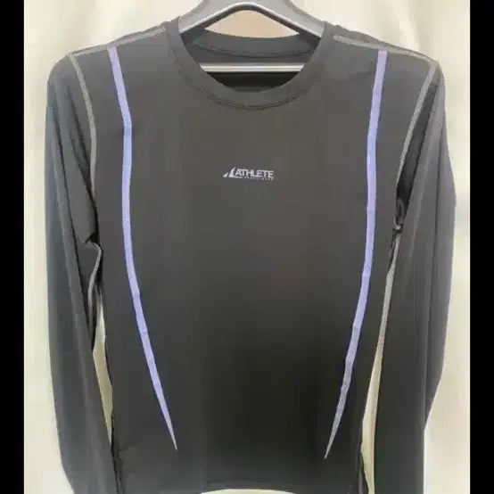 [SOLD OUT] ATHLETE 컴프레션 긴팔 기능성 베이스레이어 블랙 L