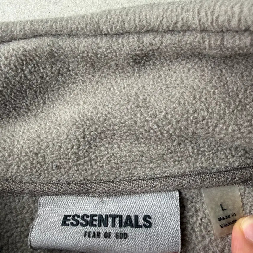 [SOLD OUT] 피어오브갓 에센셜 플리스 하프 집업 아노락