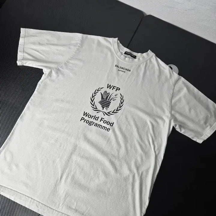 [SOLD OUT] 발렌시아가 WFP 반팔 티셔츠 화이트