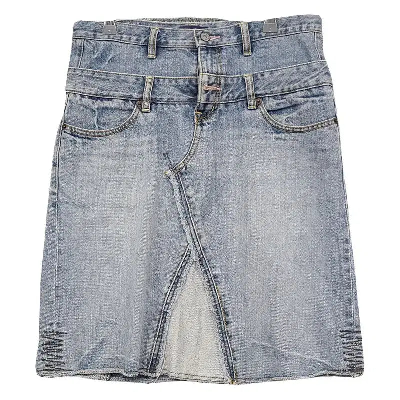 [SOLD OUT] 재팬 빈티지 디테일 데님 스커트 M