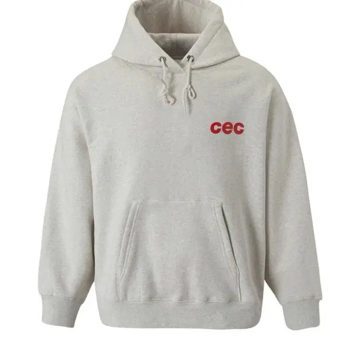 [SOLD OUT] 미착용 새상품) 챈스챈스 cec로고 기모 오버핏 후드티/오트밀