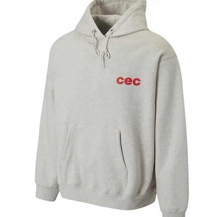 [SOLD OUT] 미착용 새상품) 챈스챈스 cec로고 기모 오버핏 후드티/오트밀