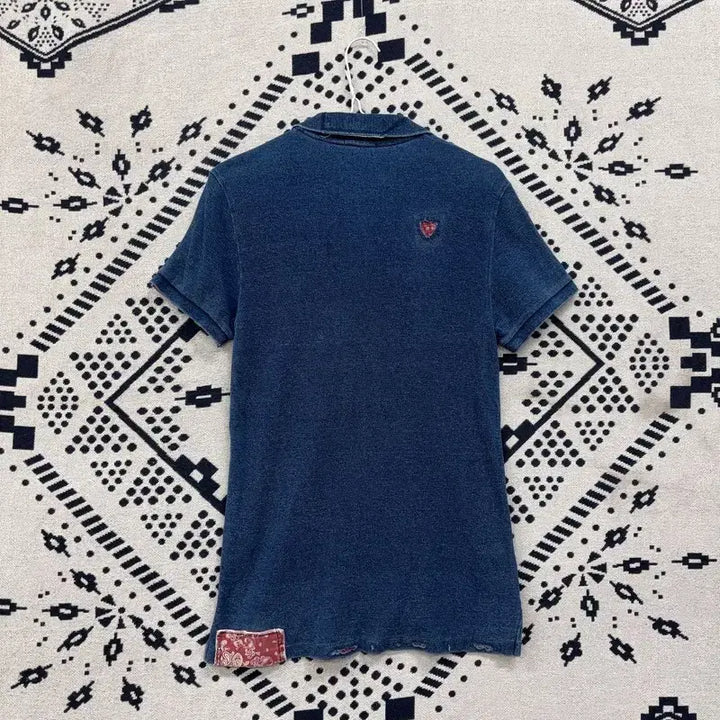 [SOLD OUT] 폴로 랄프로렌 클래식핏 페이즐리 패치워크 반팔카라티 XS P00350