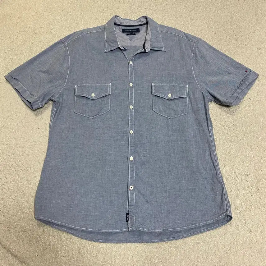 [SOLD OUT] 타미힐피거 반팔 셔츠 xxl
