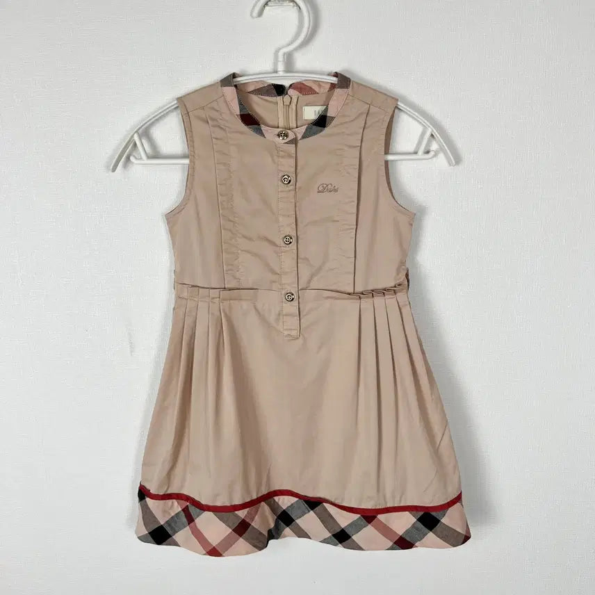 [SOLD OUT] 닥스 여름 원피스 베이지 민소매 나시 아동 110 5 라덴 빈티지