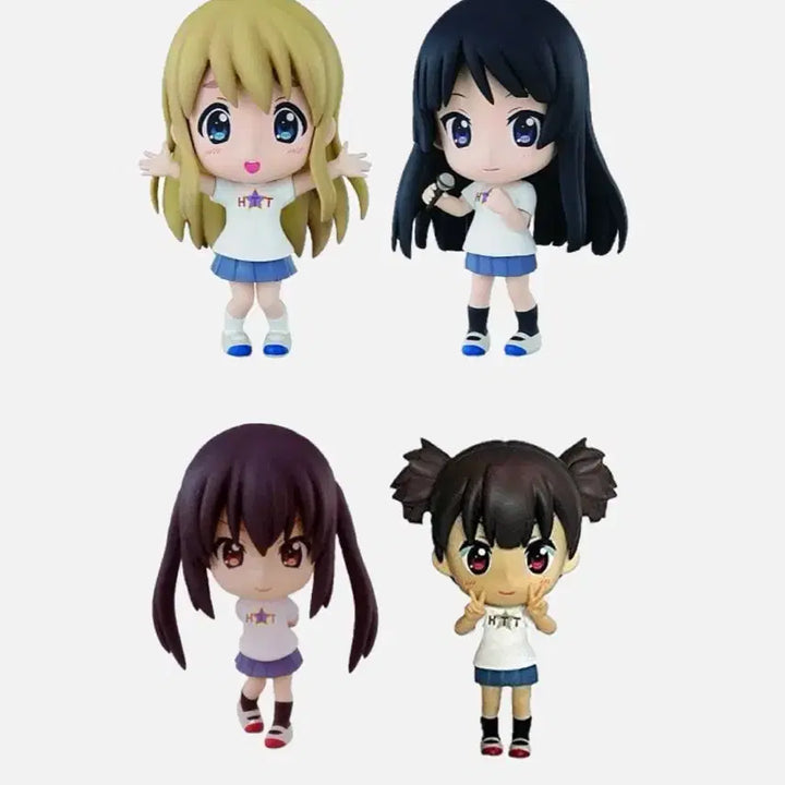 [BUNJANG] K-ON! Chibi큥 Kyamara Figure 4-Piece Set / 케이온 치비큥 큥캬라 피규어 4종일괄 (새상품)