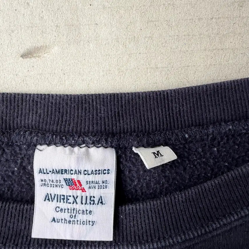 [SOLD OUT] 아비렉스 U.S. ARMY AIR CORPS 네이비 스웻셔츠