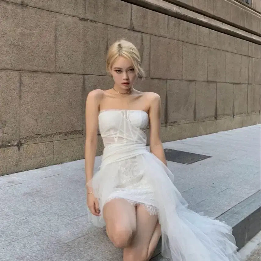 [SOLD OUT] 새제품)미니 웨딩 드레스 빈티지 드레스