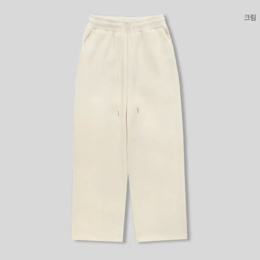 [SOLD OUT] 새상품) 98도씨 [자체제작] 올라프 융기모 밴딩 와이드팬츠