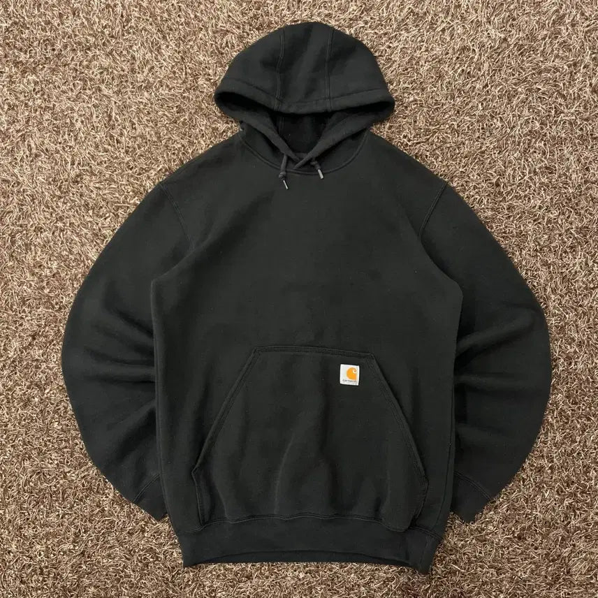 [SOLD OUT] S 칼하트 사각로고 후드티