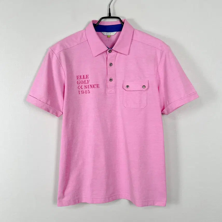 [SOLD OUT] 엘르 골프 핑크 카라 반팔 티 티셔츠 남100 L 라덴 빈티지