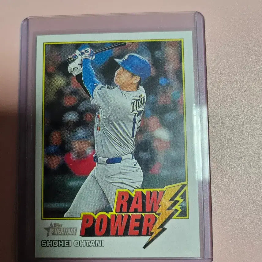 [SOLD OUT] 오타니 2026 탑스 Heritage Raw Power