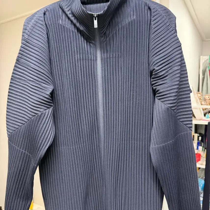 [SOLD OUT] 옴므플리세 집업 네이비 3 사이즈 팝미다