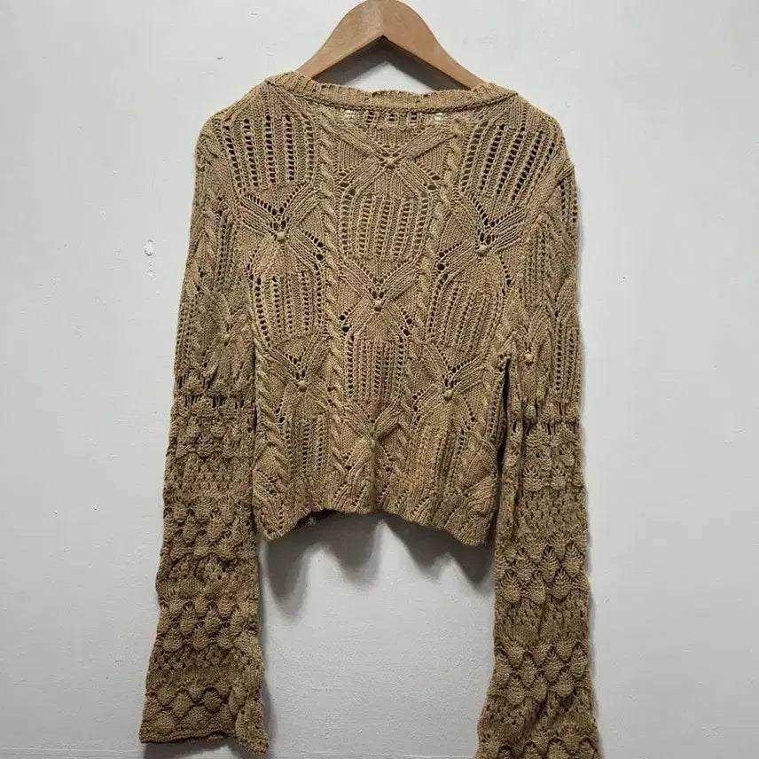 [SOLD OUT] 자라 니트 가디건 베이지 S