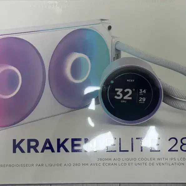 [SOLD OUT] 미개봉 NZXT KRAKEN ELITE V2 280 화이트 판매