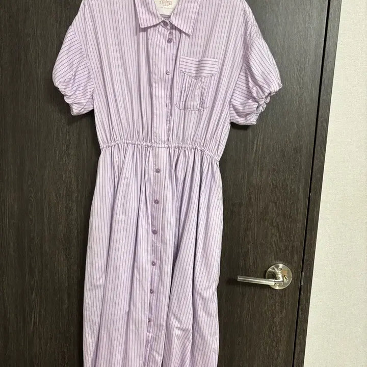 [SOLD OUT] 르니나 보라색 롱원피스 퍼플 s 여름 반팔