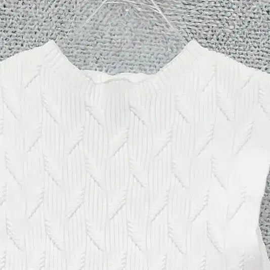 [SOLD OUT] 자라 화이트 골지 나시 S