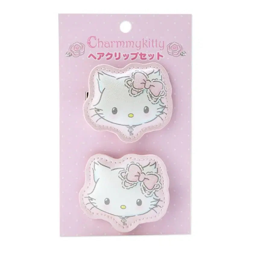 [BUNJANG] Sanrio Heisei Character ChamiKitty Hair Clip / 헤이세이 캐릭터 챠미키티 헤어 클립 머리핀 산리오 일본 정품 미개봉새상품