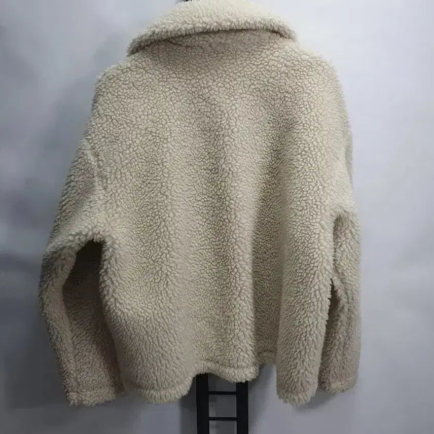 [SOLD OUT] 나이키 후리스 더블빅스우시 양털 뽀글이 자켓 아이보리 s