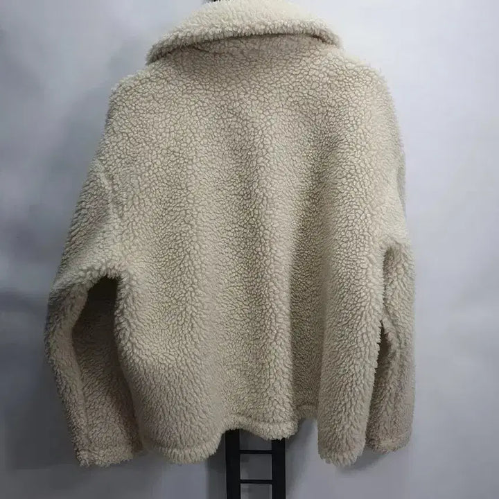 [SOLD OUT] 나이키 후리스 더블빅스우시 양털 뽀글이 자켓 아이보리 s