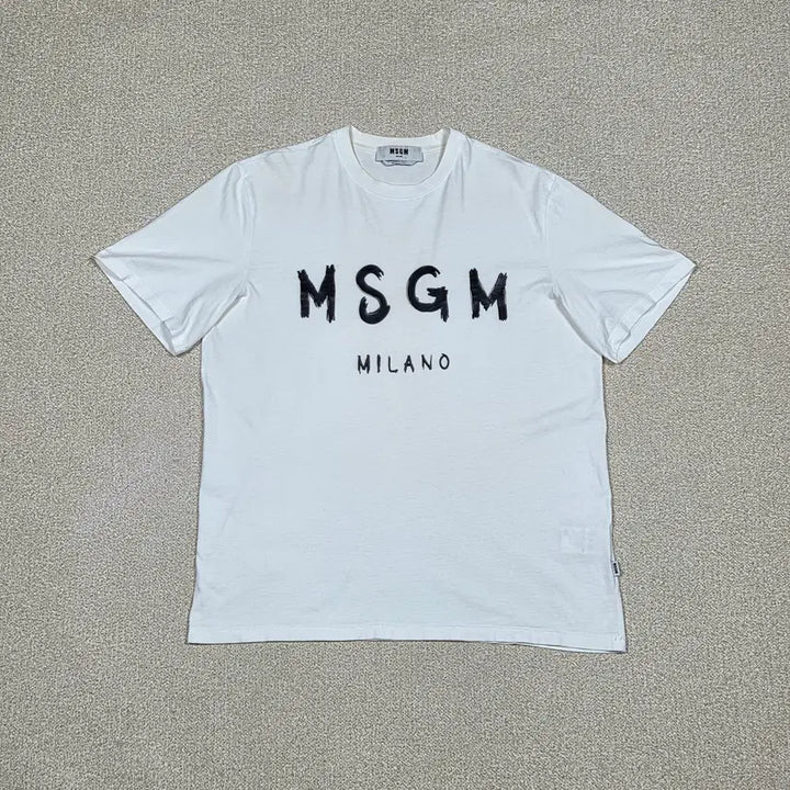 [SOLD OUT] [MSGM] 브러쉬 로고 반팔 티셔츠 | S00482
