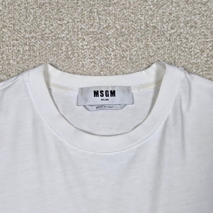 [SOLD OUT] [MSGM] 브러쉬 로고 반팔 티셔츠 | S00482