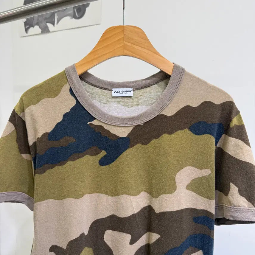 [SOLD OUT] DOLCE &amp; GABBANA 카모 반팔 티셔츠
