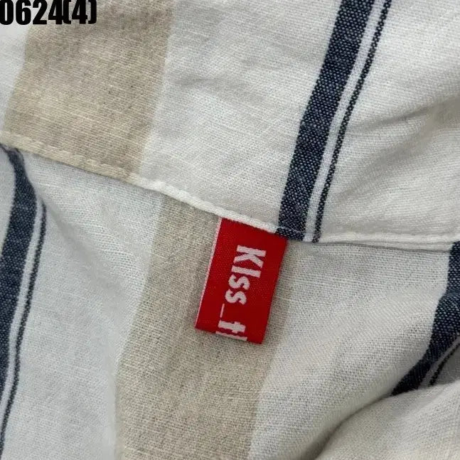 [SOLD OUT] 줄무늬 랩 블라우스 0624