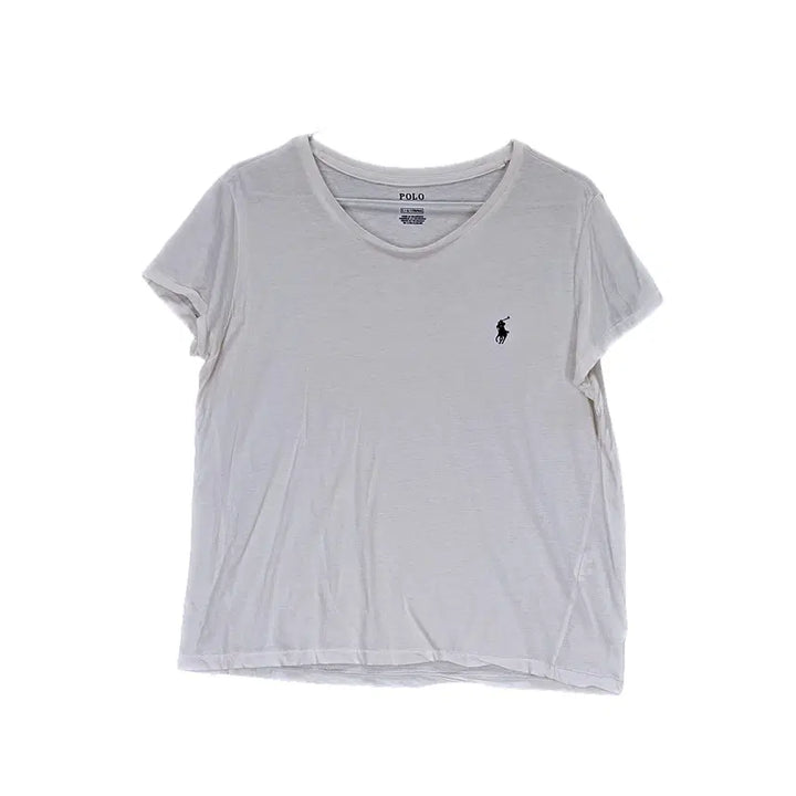 [SOLD OUT] 폴로랄프로렌 여성 클래식한 반팔티 100 아이보리 08341