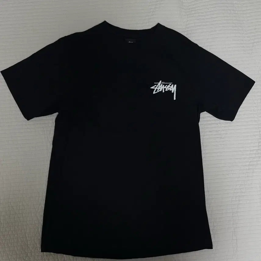 [SOLD OUT] 스투시 퍼지다이스 블랙 반팔 티셔츠 S