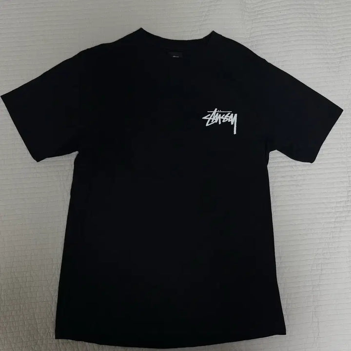 [SOLD OUT] 스투시 퍼지다이스 블랙 반팔 티셔츠 S